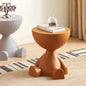 Round Matte Finish Side Table