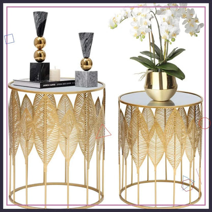 Gold Nesting Side Tables