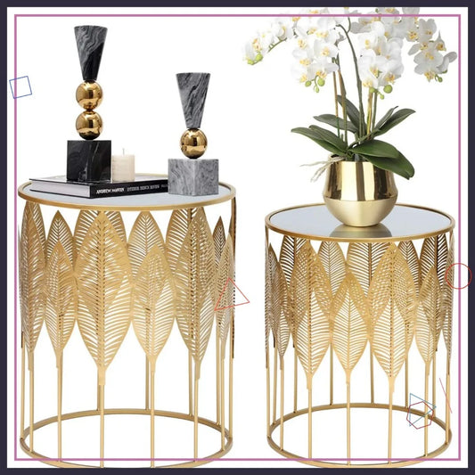 Gold Nesting Side Tables
