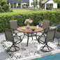 5 Pieces Outdoor Patio Dining Set