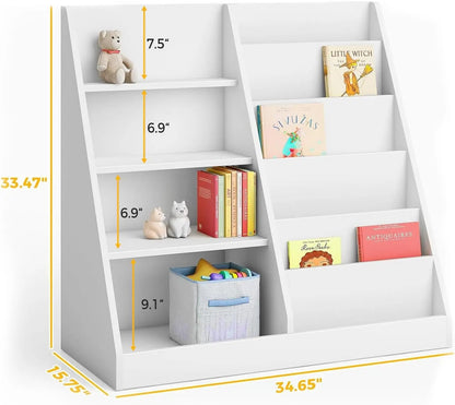 Kids Wooden Bookshelf