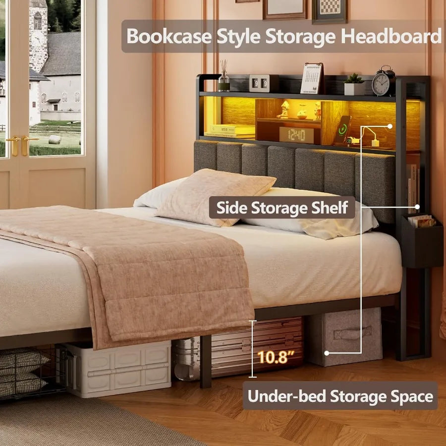 Headboard with Bed Frame
