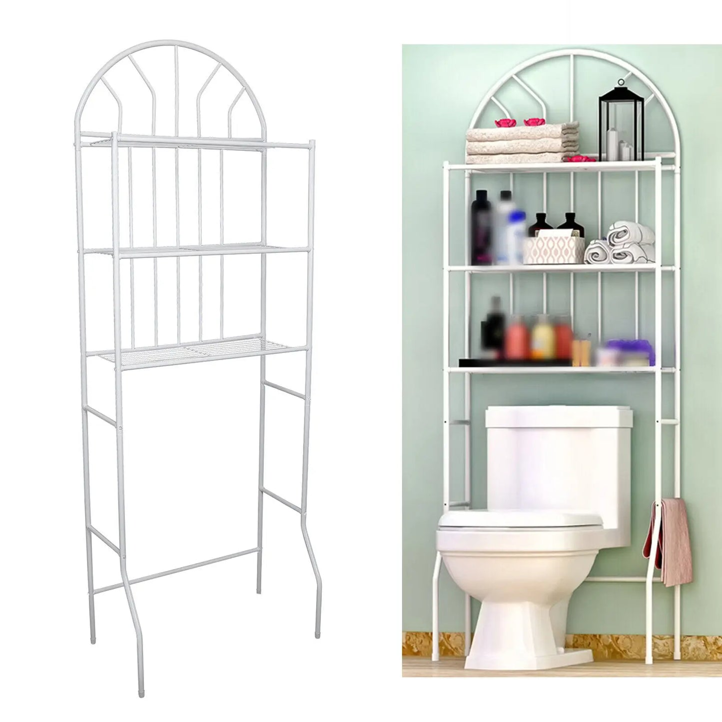 Toilet Shelf Bathroom Metal Organizer
