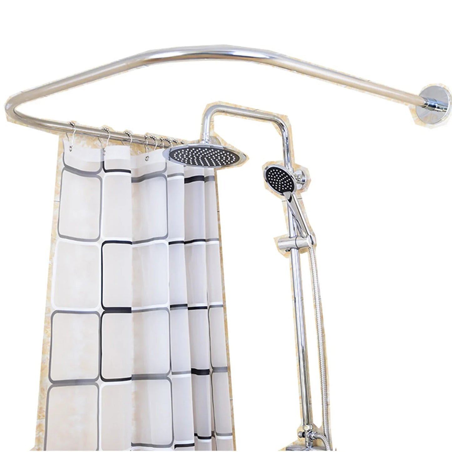 Stainless Steel Shower Curtain