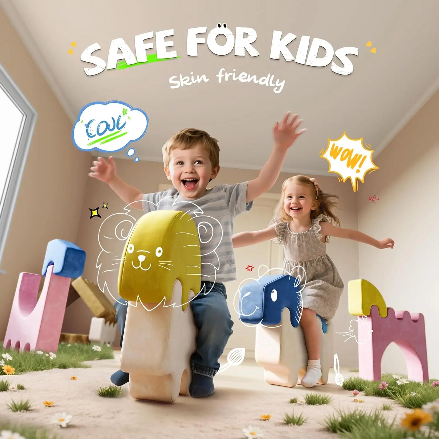 Modular Kids Play Couch