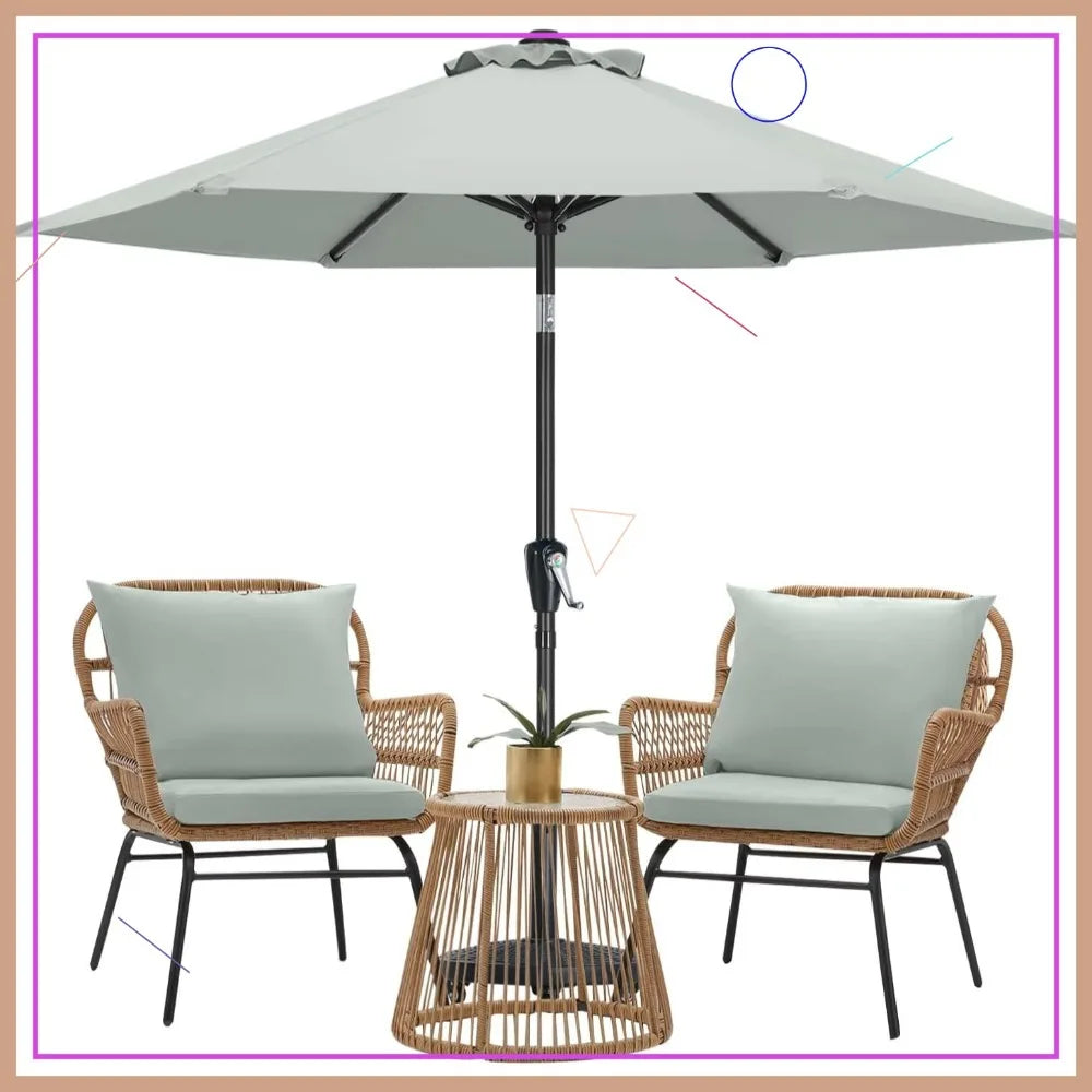 Light Gray Patio Umbrella