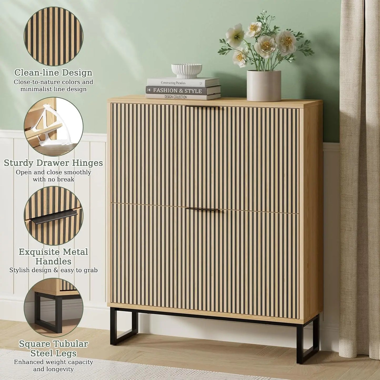Modern Freestanding Hidden Shoes