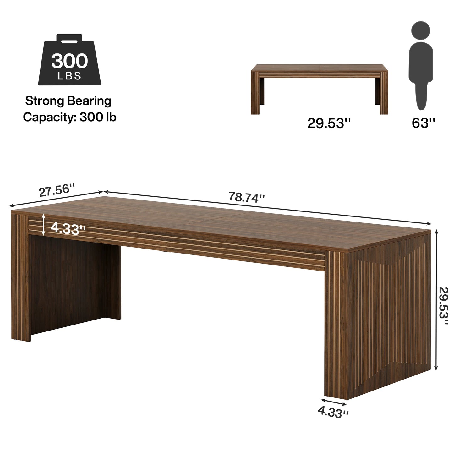 Two Person Double Desk
