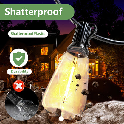 100FT Solar Outdoor String Lights I