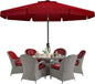Burgundy Patio Umbrella