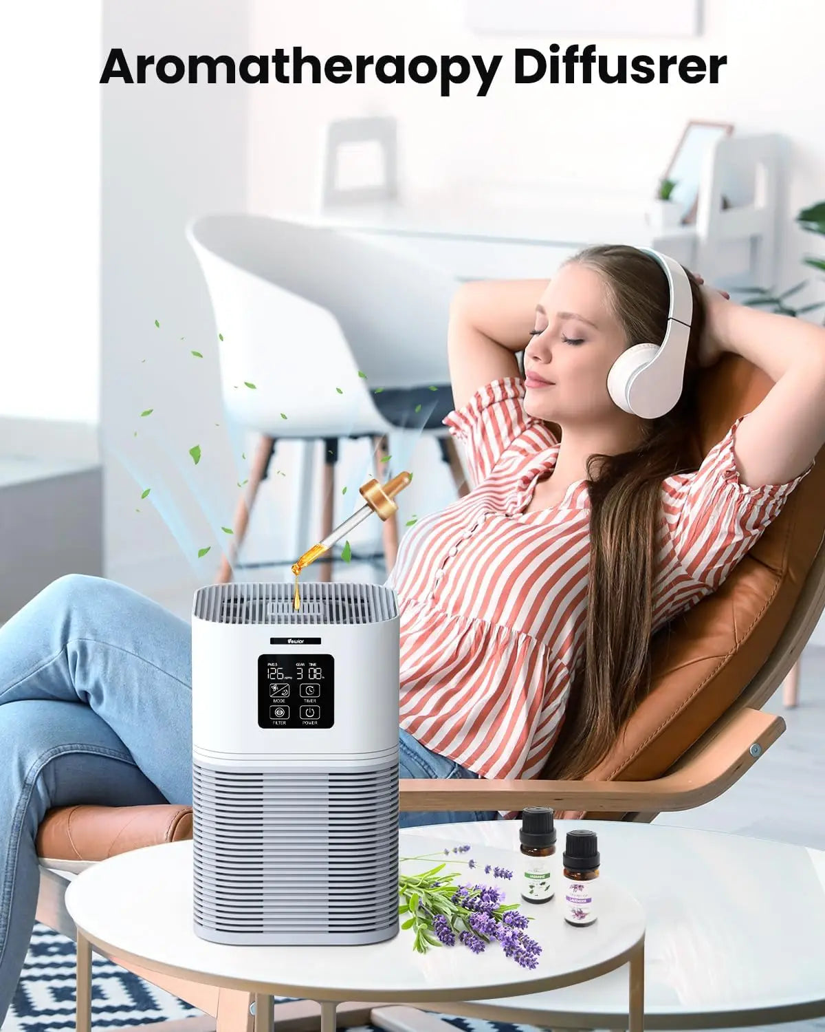 2 in 1 Air Purifier,  Air Cleaner