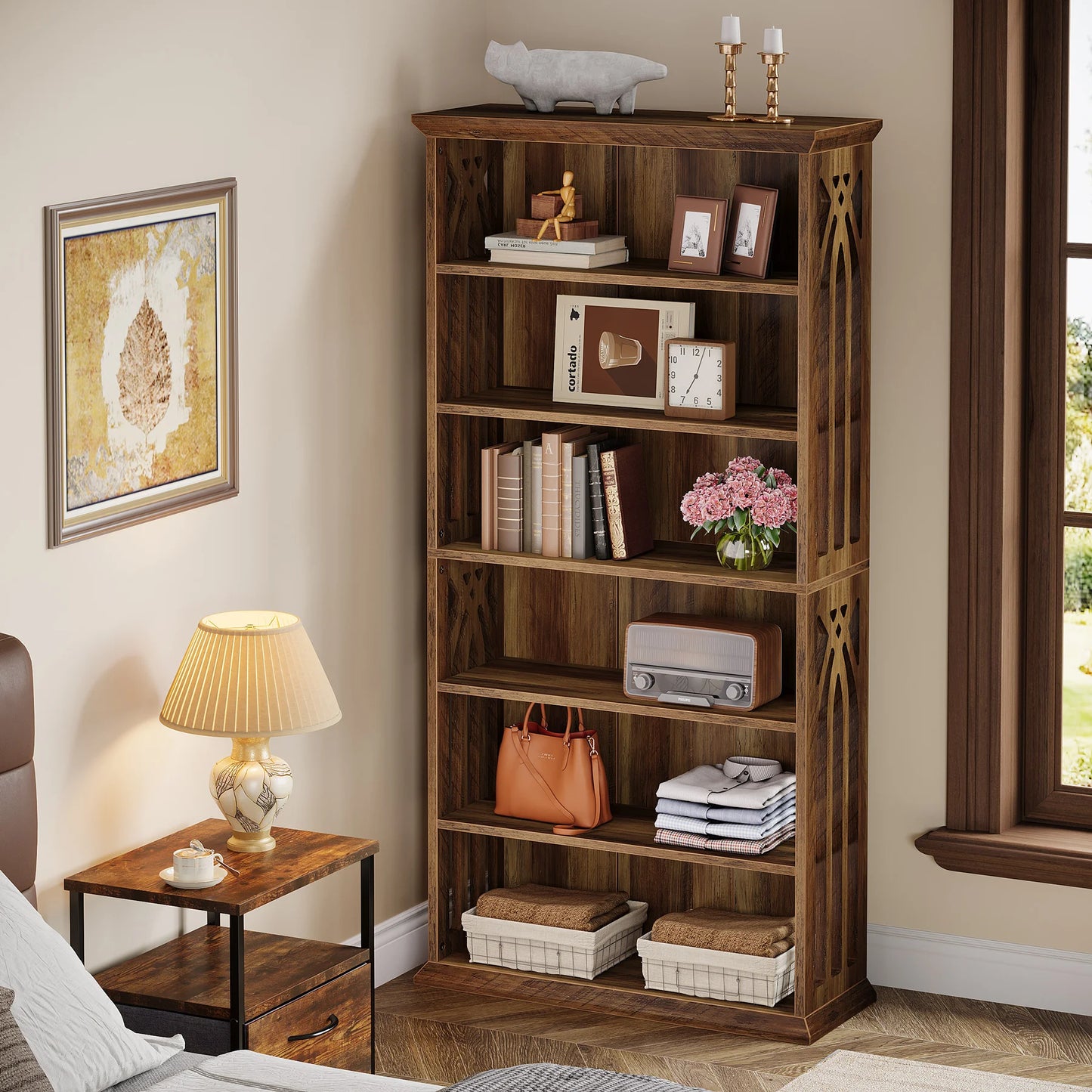 6-Tier Bookshelf