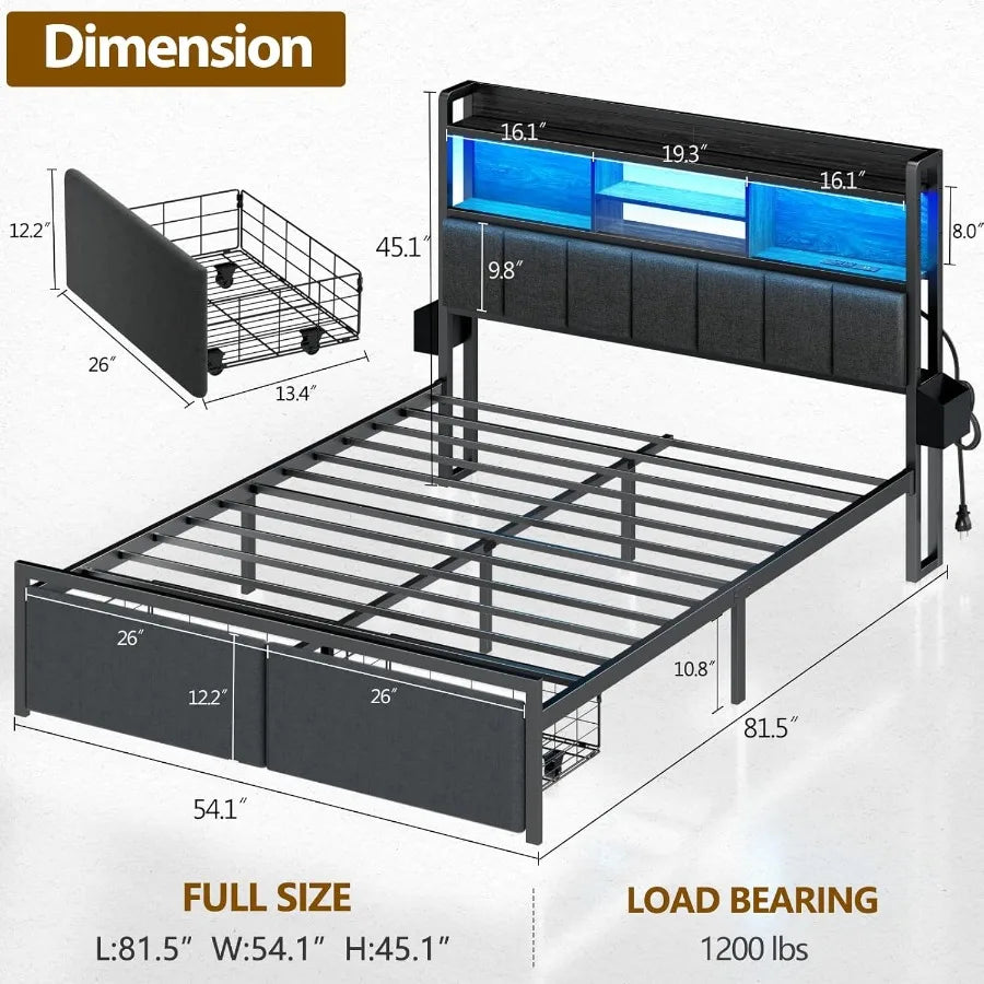 Headboard with Bed Frame