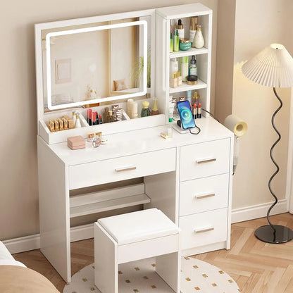 Vanity Desk with Mirror