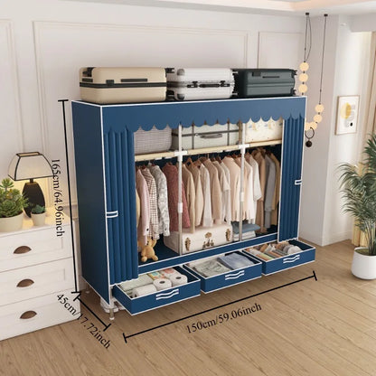 Simple  Dustproof  Wardrobe