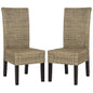 Grey Wicker Dining Chairs