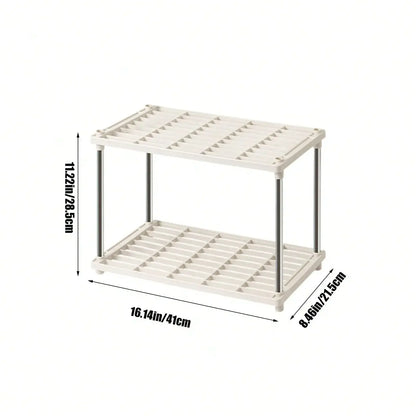 4-Tier Ventilated Shelf Organizer