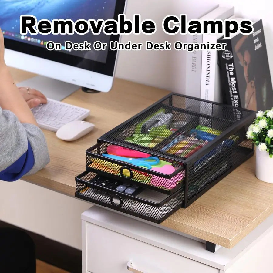 Under Desk Drawer Organizer