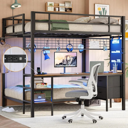 Bunk Bed with Desk