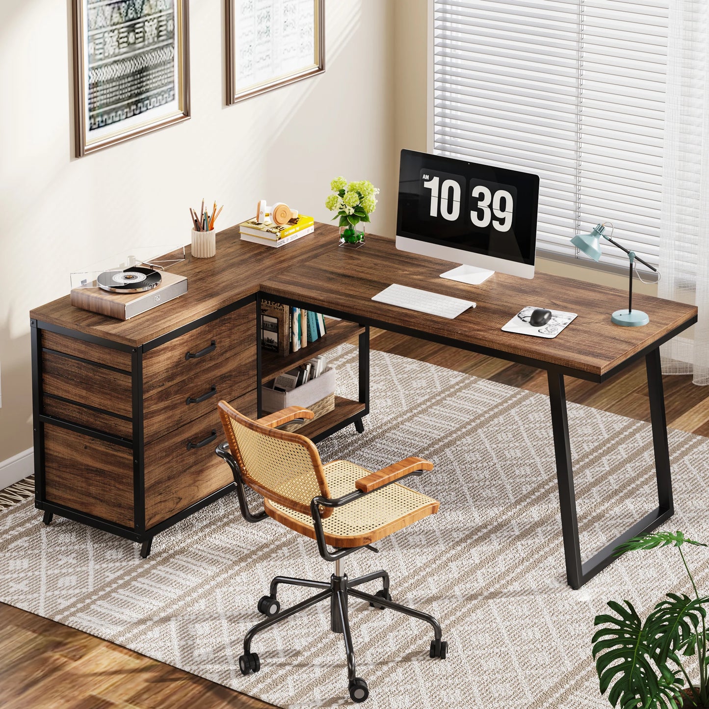 L-Shaped Computer Desk