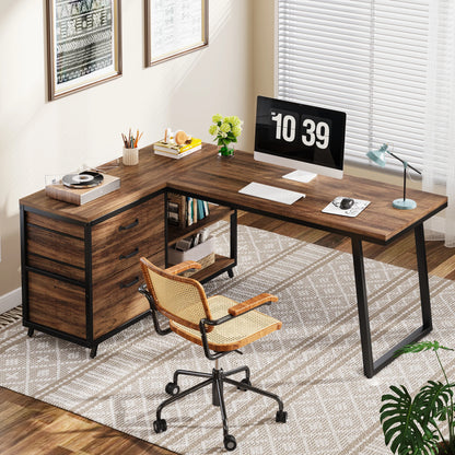 L-Shaped Computer Desk