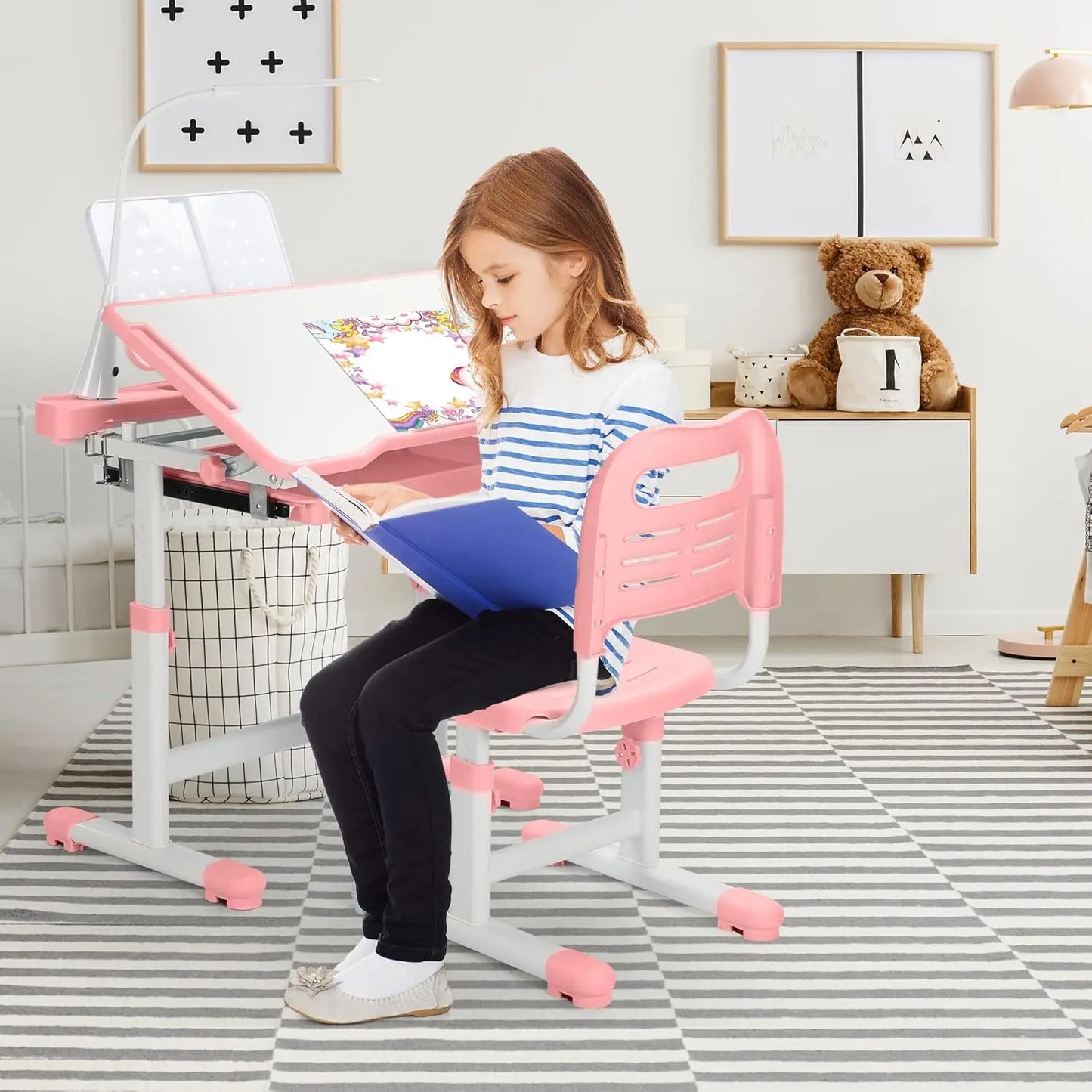 Kids Desk Chair Set