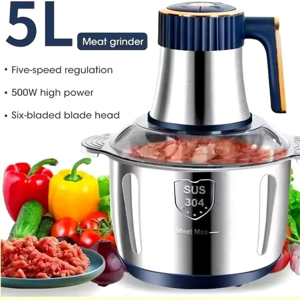 5L Electric Meat Grinders Chopper
