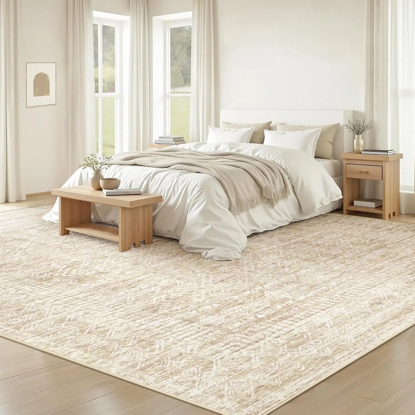 Moroccan Geometric Boho Rug