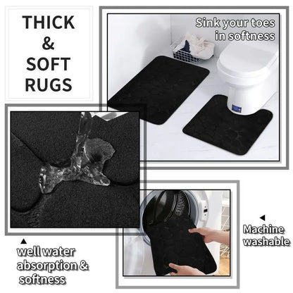Black Bathroom Set
