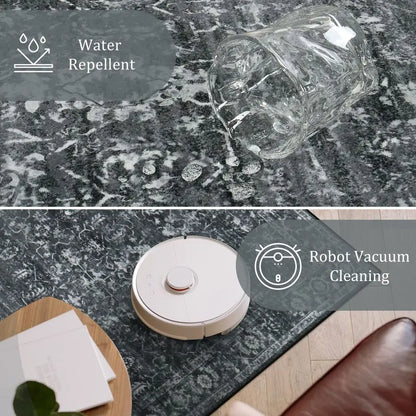 Black Vintage Carpet Runners