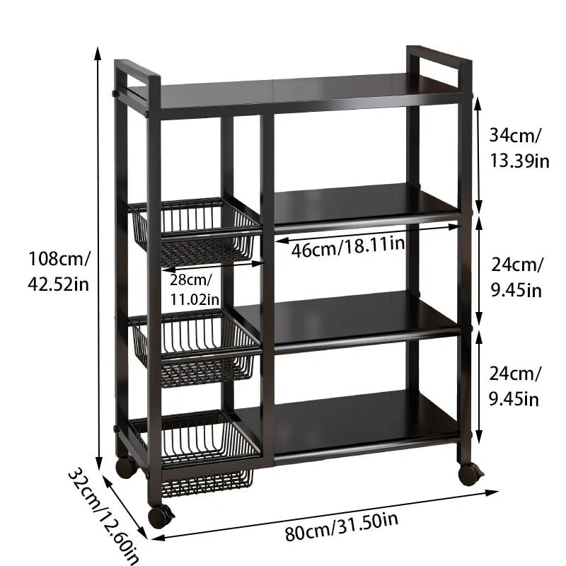 removable cabinet storage rack