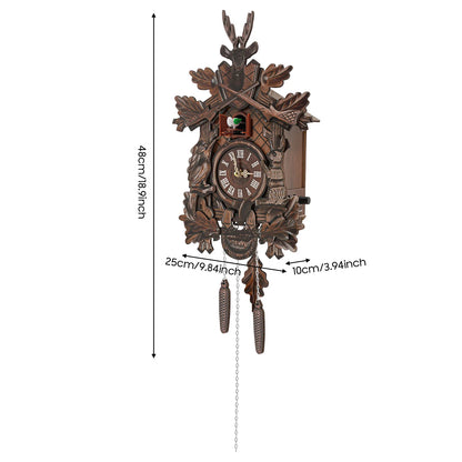 Wooden Cuckoo Wall Clock