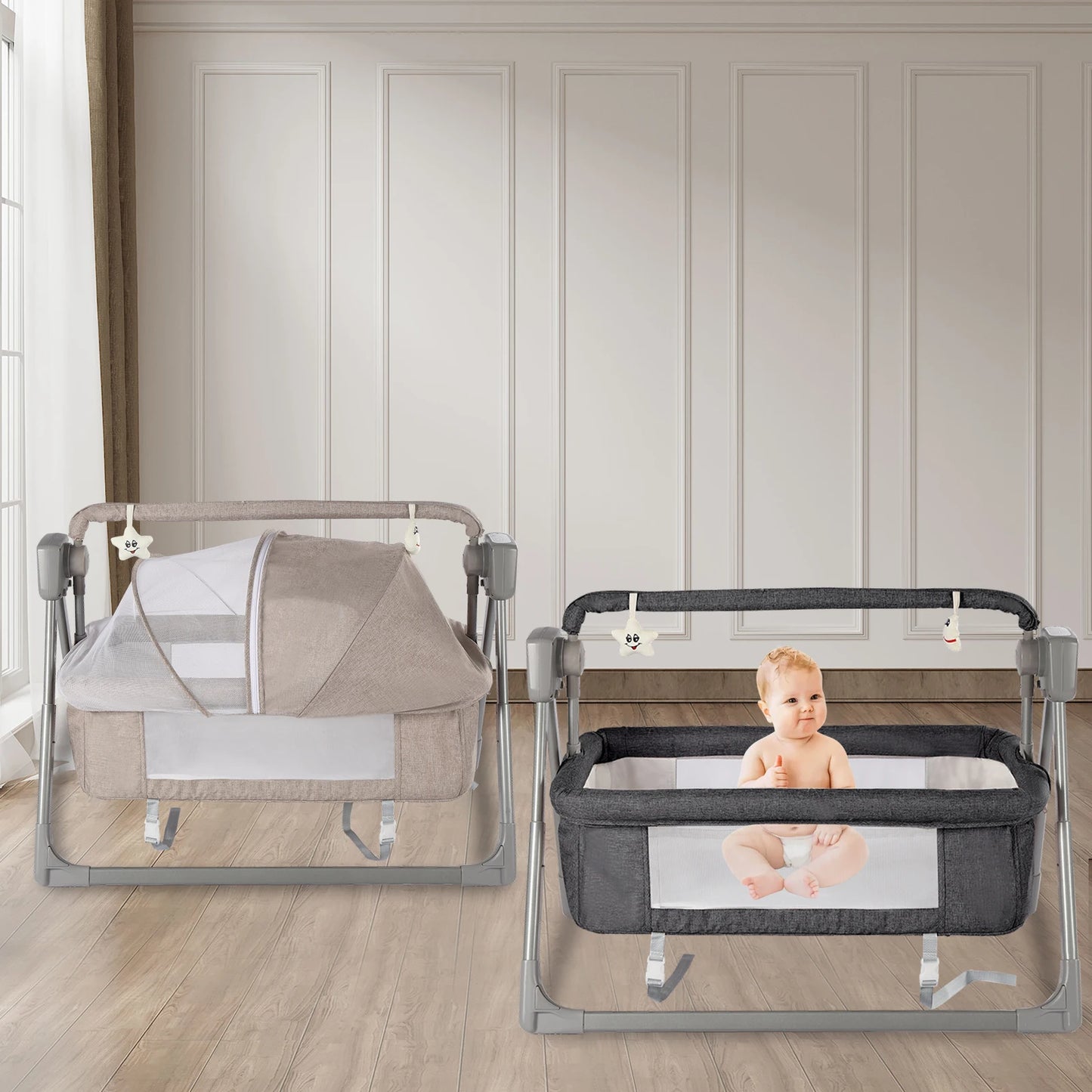Cradle Baby Swing Bed