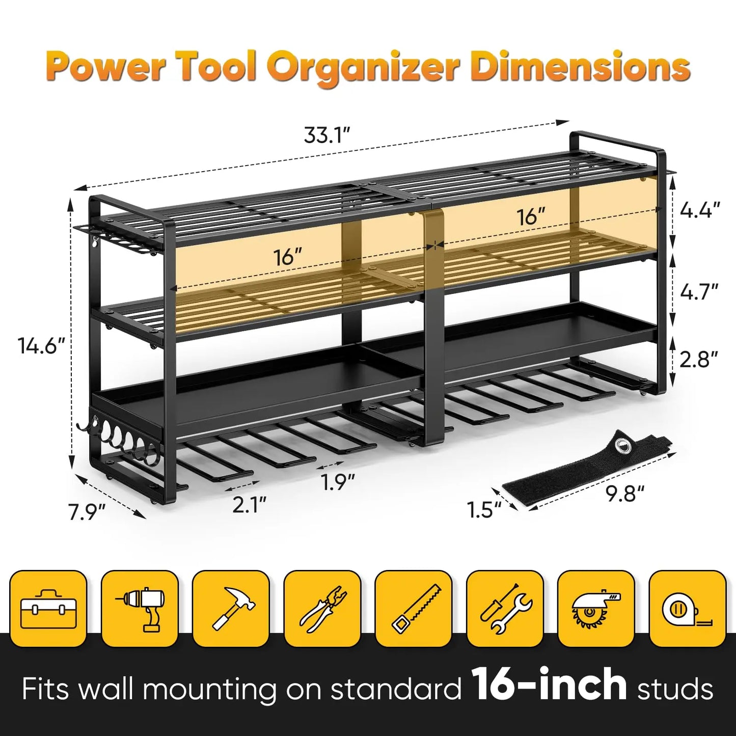Power Tool Organizer Suitable Utility Racks