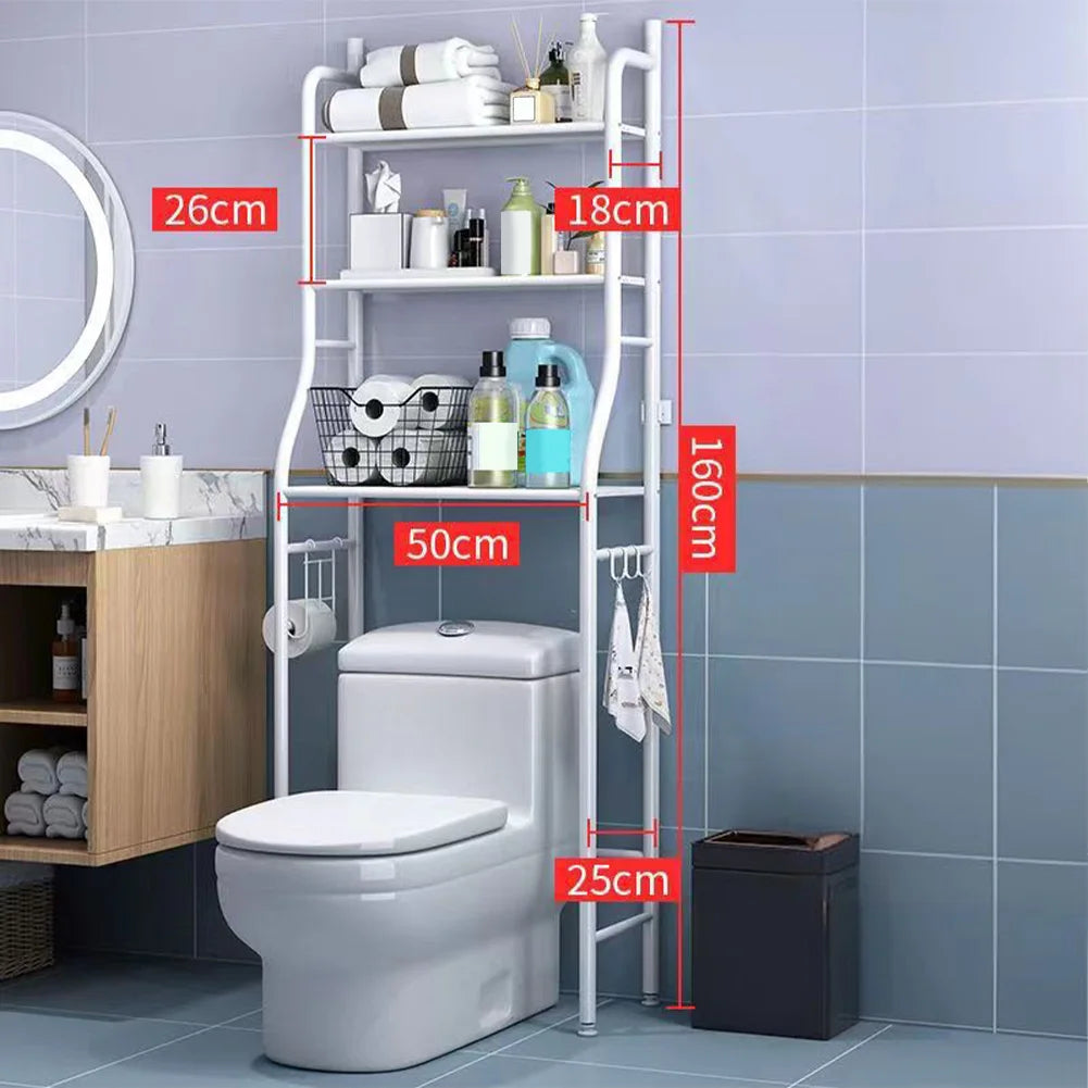 Metal Over Toilet Organizer Rack