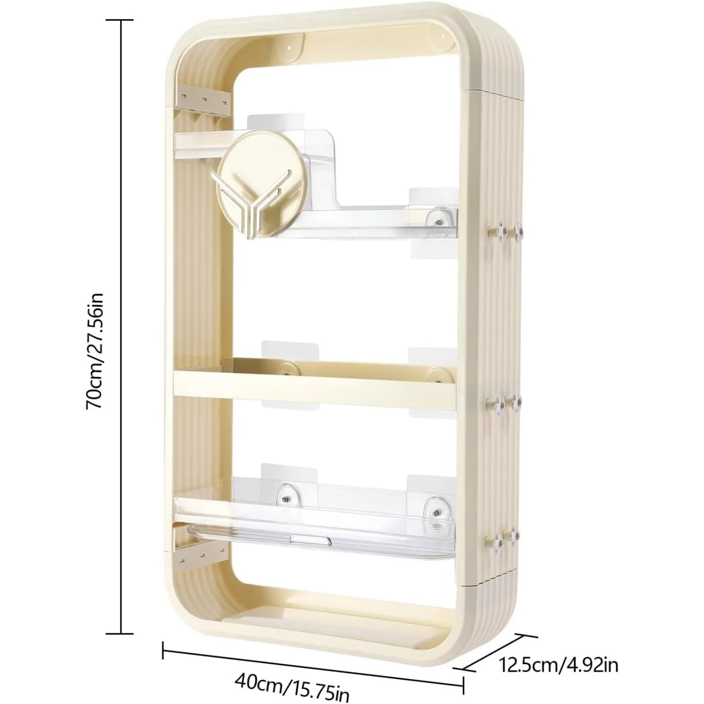 Wall Mount Makeup Organizer