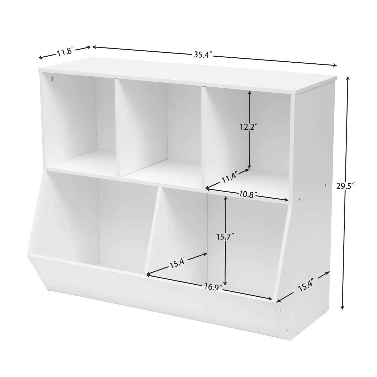 Kids Bookshelf and Toy Shelf