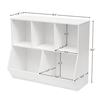 Kids Bookshelf and Toy Shelf