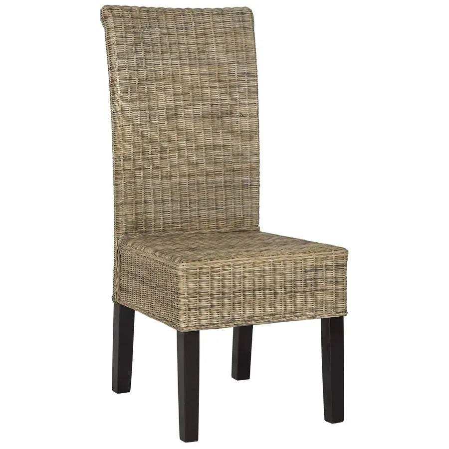 Grey Wicker Dining Chairs
