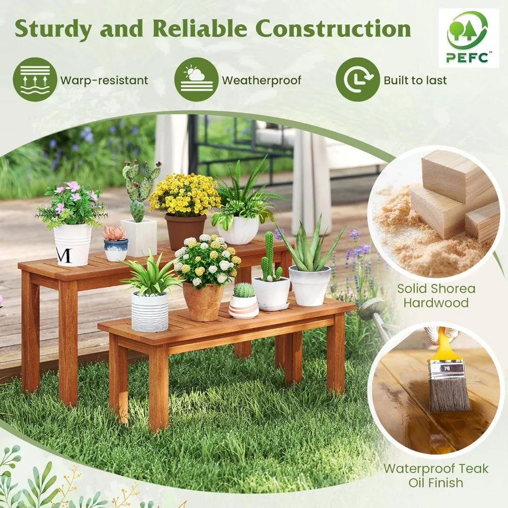 Wooden Plant Stand