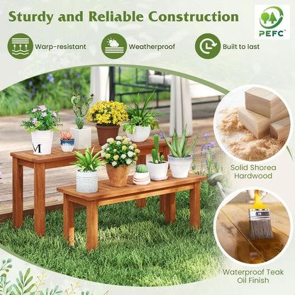 Wooden Plant Stand