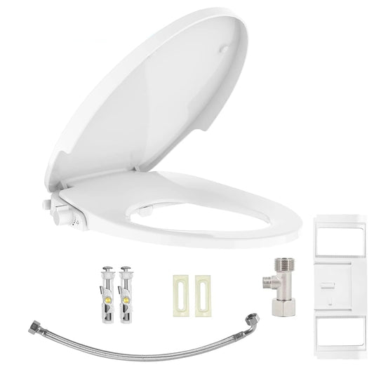 Non-Electric Round Bidet Toilet Seat