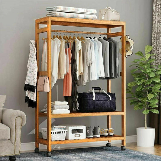 Bamboo Garment Rack