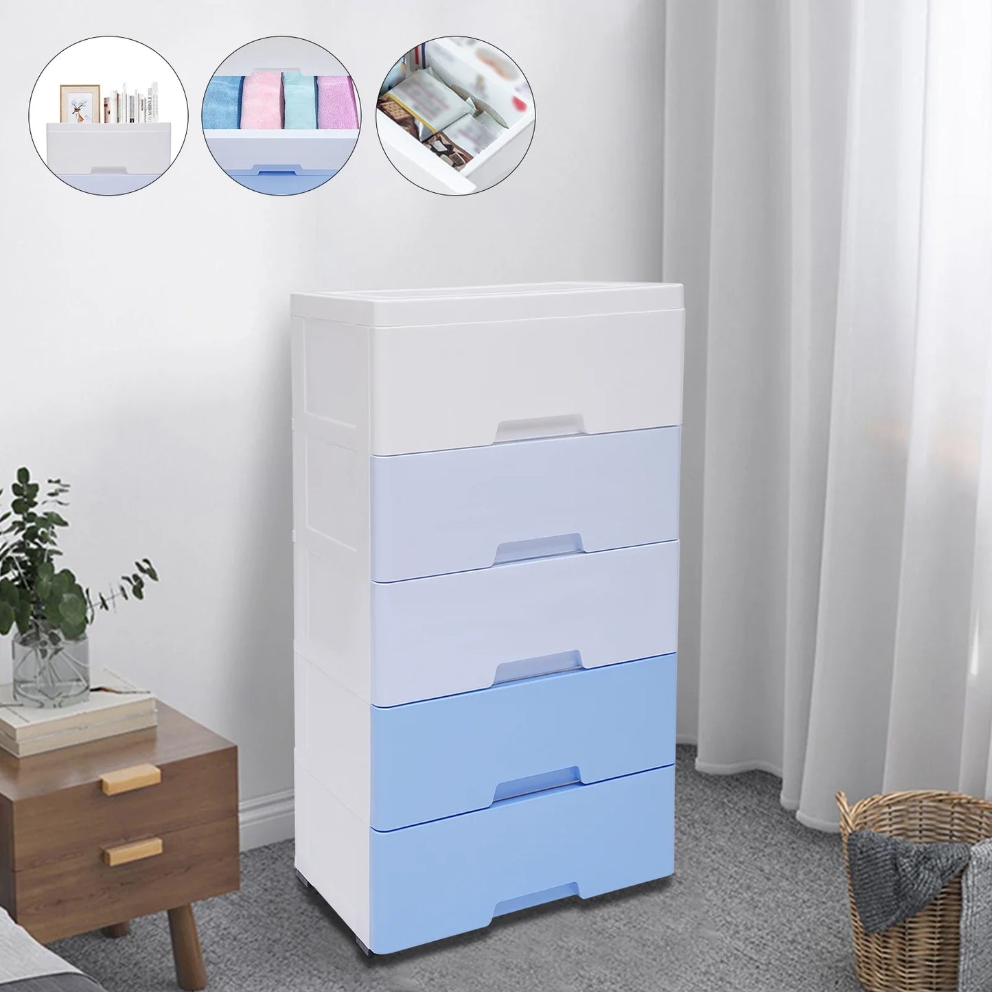 5-Tier Storage Cabinet