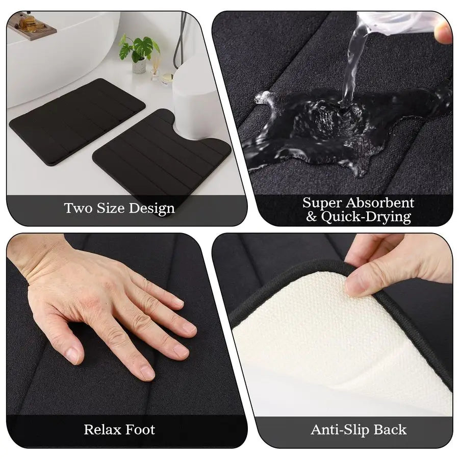 Gold Bathroom Accessories Set
