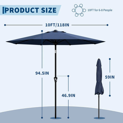 10FT Patio Umbrella