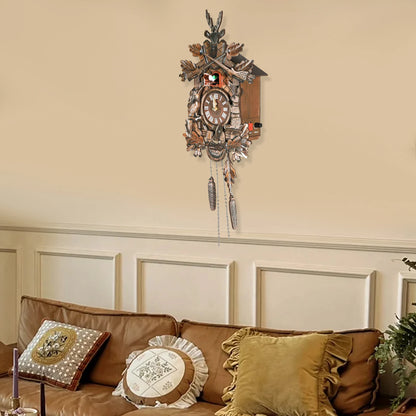 Wooden Cuckoo Wall Clock