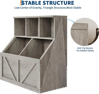 Kids Bookshelf and Toy Storage