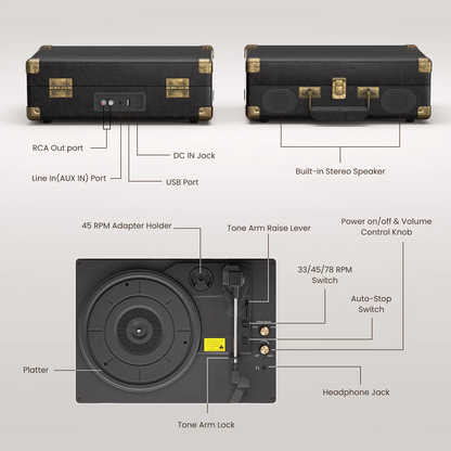Vintage gramophone device