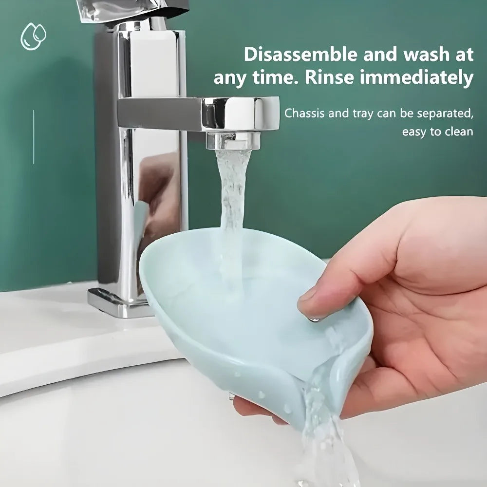 Leaf-Shaped Soap Dish